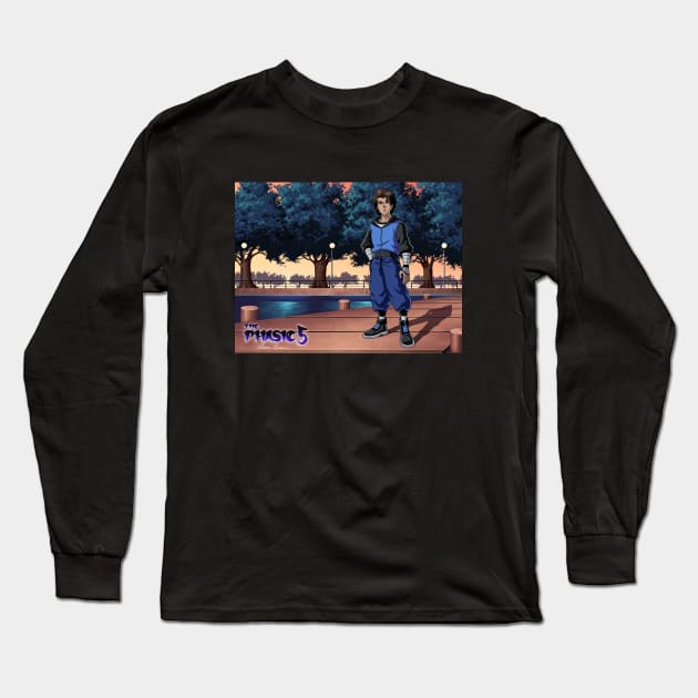 PHASIC 5 Kai Mangetsu Long Sleeve T-Shirt by Animator Afro